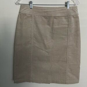 Orvis Women’s Brown Corduroy-Style Skirt, Soft 97% Cotton 3% Spandex; Size 6